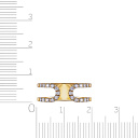 Кольцо из желтого золота с бриллиантами