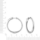 Серьги Конго из серебра