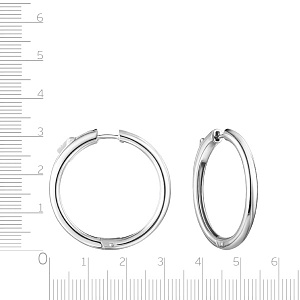 Серьги Конго из серебра