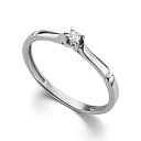 Кольцо из белого золота