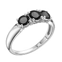 Кольцо из белого золота с бриллиантами