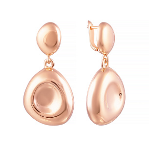 Серьги из серебра с золочением