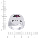 Кольцо из серебра с фианитом