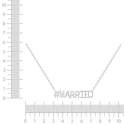 Колье из серебра