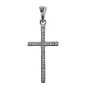 Подвеска из серебра с фианитами