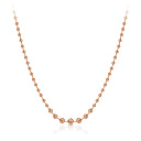 Колье из красного золота