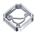 Подвеска из белого золота с бриллиантами