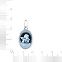 Подвеска из серебра с агатом