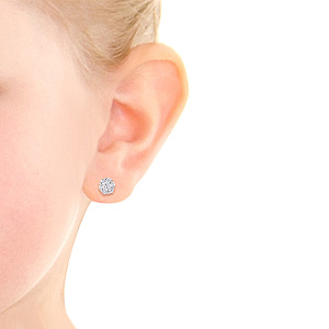 Серьги Пусеты детские