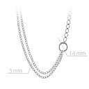 Колье из серебра