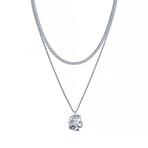 Колье из серебра