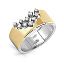 Кольцо из желтого золота с бриллиантами