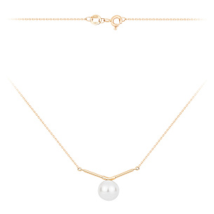 Колье из красного золота