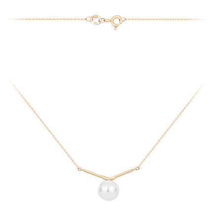 Колье из красного золота