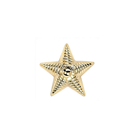 Булавка из желтого золота