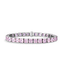 Браслет декоративный из серебра с фианитом