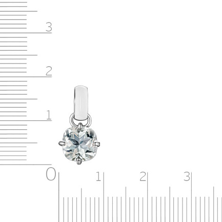 Подвеска из серебра с эмалью