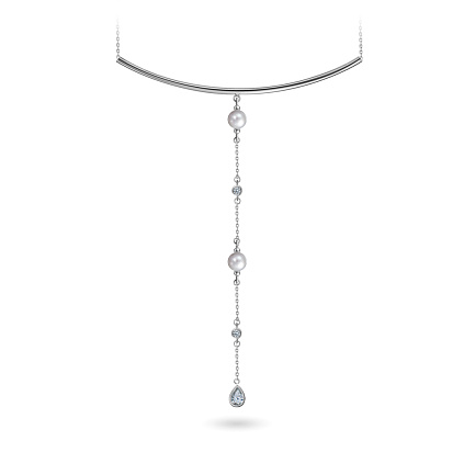 Колье из белого золота