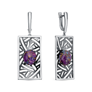Серьги с английским замком 12-1061-70289