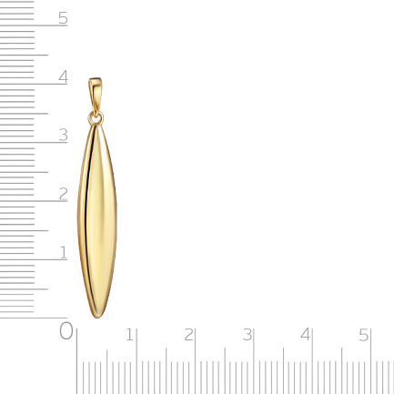 Подвеска из желтого золота