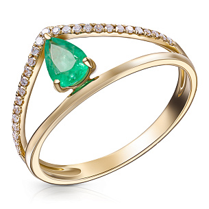 Кольцо из желтого золота