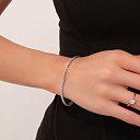 Браслет декоративный из белого золота с бриллиантами