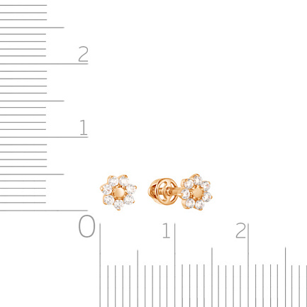 Серьги Пусеты детские