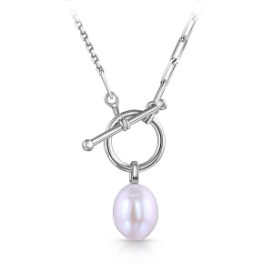 Колье из серебра с жемчугом