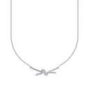 Колье из белого золота с бриллиантами