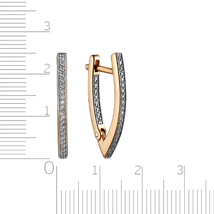 Серьги с английским замком 