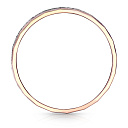 Кольцо обручальное с алмазной гранью