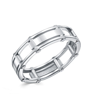 Кольцо из платины с бриллиантом