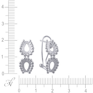 Серьги из серебра