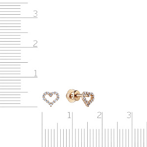 Серьги Пусеты детские