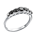 Кольцо из белого золота с бриллиантами