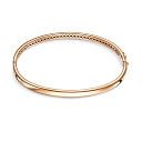 Браслет декоративный из серебра с позолотой