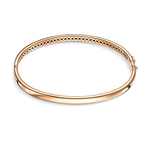 Браслет декоративный из серебра с позолотой