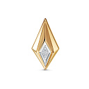 Подвеска из красного золота с бриллиантами