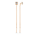 Продевки из красного золота с бриллиантами