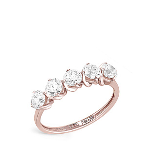 Кольцо из  золота с бриллиантами