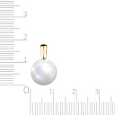 Подвеска из желтого золота с жемчугом