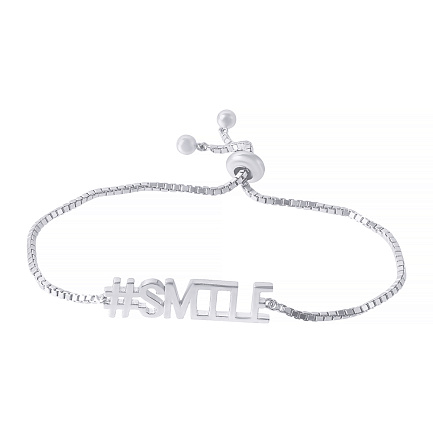 Браслет декоративный из серебра