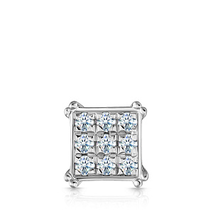 Подвеска из белого золота с бриллиантами