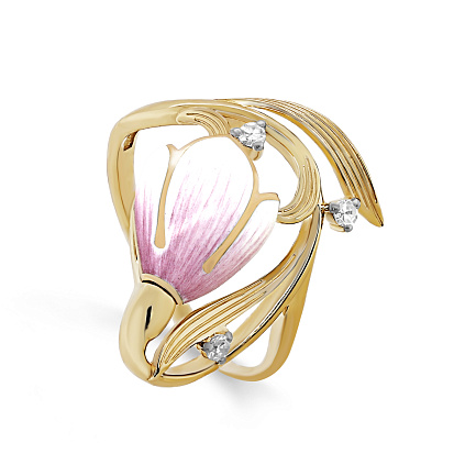 Кольцо из желтого золота