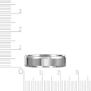 Кольцо обручальное из серебра