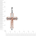 Крест из красного золота