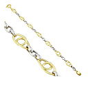 Браслет декоративный из желтого золота