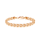 Браслет декоративный из красного золота с фианитом