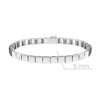 Браслет декоративный из серебра