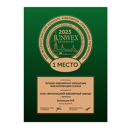 Серьги с английским замком Я